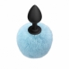Анальная пробка с голубым хвостиком Emotions Fluffy Blue1