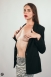 Наклейки на грудь из страз Burlesque Rowland White2