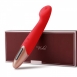 Мощный вибратор с тиклинг эффектом Viotec TETHYS BRIGHT RED (7 режимов, 5 скоростей)0