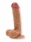 Смуглый гибкий реалистичный фалос с венками на присоске Nudes Handsome