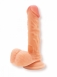 Небольшой гибкий реалистичный фаллос с объемными венками Nudes Sensual0