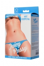 Мастурбатор реалистичный закрытого типа TOYFA Juicy Pussy Hot Crystal