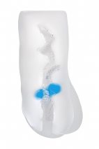 Мастурбатор реалистичный закрытого типа TOYFA Juicy Pussy Hot Crystal