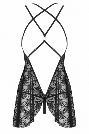 Кружевной бэбидол на косточках со стразами Babydoll LXL