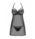 Короткая сорочка с кружевным верхом и жемчужными бусинами JOYLACE Babydoll SM2