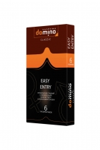 Гладкие презервативы с обильной смазкой DOMINO Easy Entry (6 шт)