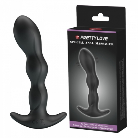 Перезаряжаемый стимулятор простаты PrettyLove Special Anal Massager (12 режимов)
