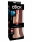 Супер гибкий крупный фаллос на присоске King Cock Plus 9'' Triple Density Cock