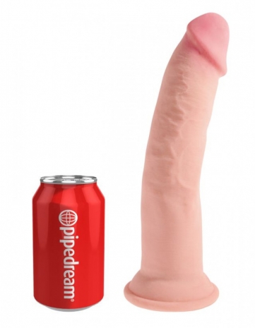 Супер гибкий крупный фаллос на присоске King Cock Plus 9'' Triple Density Cock