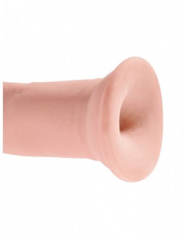 Супер гибкий крупный фаллос на присоске King Cock Plus 9'' Triple Density Cock