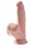 Фаллоимитатор на присоске King Cock Plus 7'' Triple Density с гибкой мошонкой
