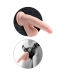 Фаллоимитатор на присоске King Cock Plus 7'' Triple Density с гибкой мошонкой4