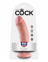 Реалистичный изогнутый фаллоимитатор King Cock 8'' Cock