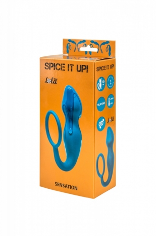 Анальный стимулятор с кольцом для пениса Spice it up SENSATION