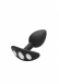 Анальная пробка для ношения с тремя кристаллами Diamond Butt Plug With Handle0