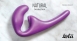 Безремневой анальный страпон Natural Seduction Purple1