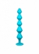 Анальная цепочка с прозрачным кристаллом Emotions Chummy Turquoise1