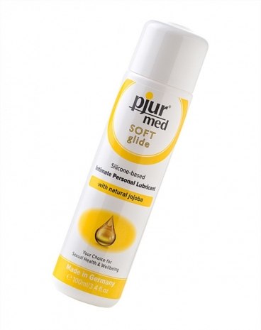 Лубрикант на силиконовой основе с маслом жожоба Pjur med Soft glide (100 мл)