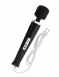 Черный вибромассажер на проводе Magic Wand Massager (10 режимов)0