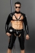Костюм полицейского из материала wetlook Candy Boy JOSH One Size0