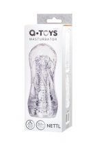 Прозрачный мастурбатор в колбе A-Toys NETTL