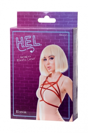 Красный блесиящий стреп H.E.L. Essie