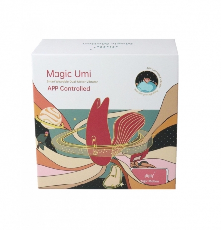 Клиторально-вагинальный стимулятор Magic Motion Umi (10 режимов) синхронизируется со смартфоном