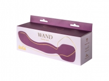 Двусторонний перезаряжаемый вибромассажер Heating Wand Purple с подогревом (10 режимов)