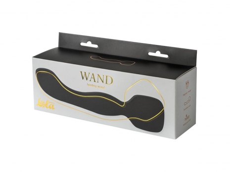 Двусторонний перезаряжаемый вибромассажер Heating Wand Purple с подогревом (10 режимов)