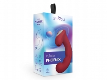 Вакуумный клиторальный стимулятор с вагинальным стимулятором Phoenix (8+10 режимов)