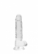 Реалистичный гибкий фаллос на присоске Realistic Dildo With Balls 7''0