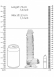 Реалистичный гибкий фаллос на присоске Realistic Dildo With Balls 7''2