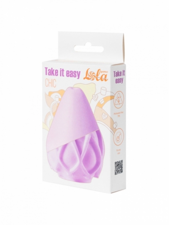 Двусторонний карманный мастурбатор Take it Easy Chic Purple