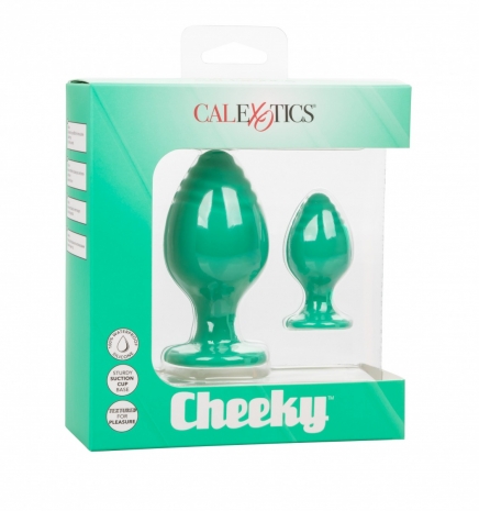 Набор анальных пробок CHEEKY на присоске