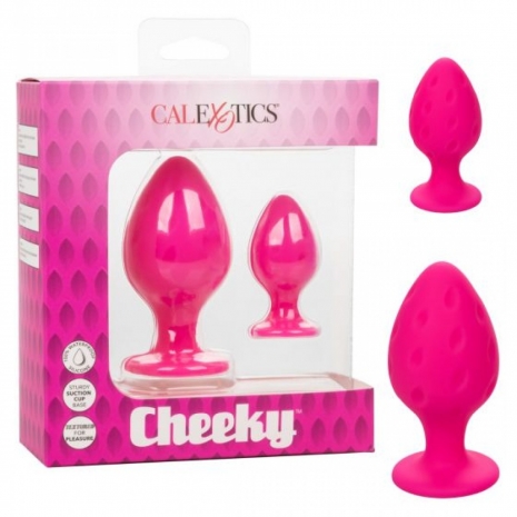 Набор анальных пробок CHEEKY на присоске