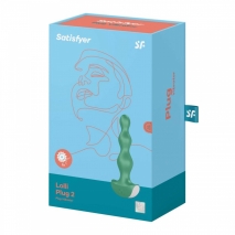 Перезаряжаемая анальная вибро-елочка Satisfyer Lolli Plug 2 (12 режимов)