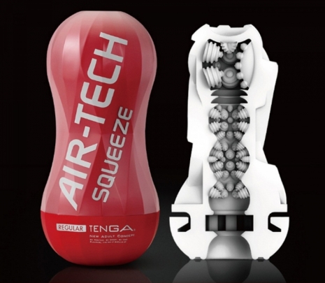 Многоразовый стимулятор TENGA Air-Tech Squeeze Regular