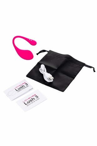 Виброяйцо Lovense Lush 3 (13 режимов, синхронизируется со смартфоном)