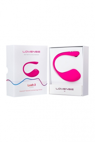 Виброяйцо Lovense Lush 3 (13 режимов, синхронизируется со смартфоном)