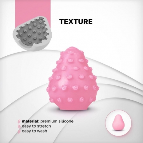 Яйцо-мастурбатор Gvibe Gegg Pink
