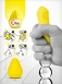 Яйцо-мастурбатор Gvibe Gegg Yellow5