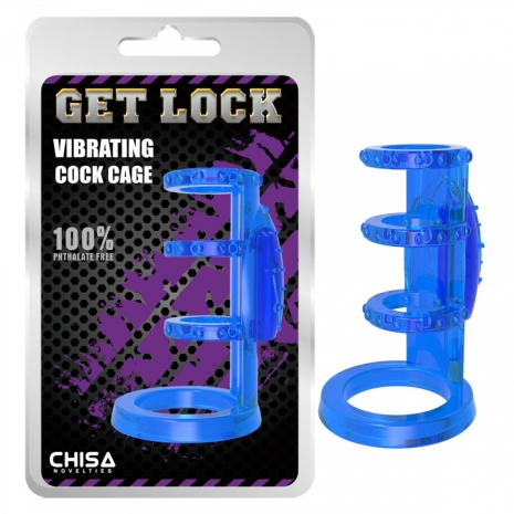 Стимулирующая насадка на пенис с внутренней Vibrating Cock Cage