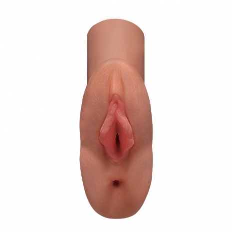 Мастурбатор вагина и анус PDX Plus Perfect Pussy Double Stroker Tan