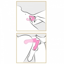 Вибронасадка на палец Vibrating Finger Extension с двойной стимуляцией (7 режимов)