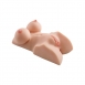 Небольшой мастурбатор-торс с вибрацией Pipedream Extreme Toyz Double-D Masturbator0