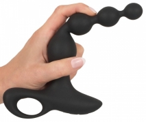 Перезаряжаемая анальная цепочка с вибрацией Rechargeable Anal Beads  (10 режимов)