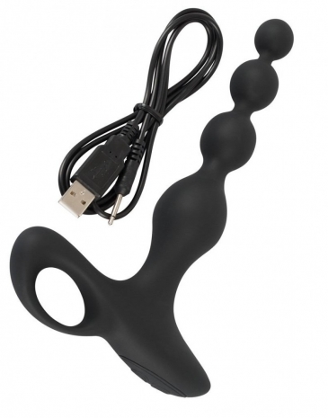 Перезаряжаемая анальная цепочка с вибрацией Rechargeable Anal Beads  (10 режимов)
