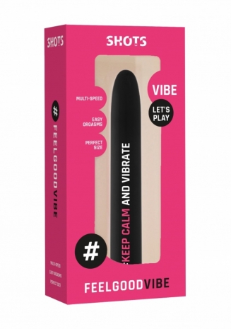 Классический вибратор Feelgood Vibe #Keep Calm And Vibrate