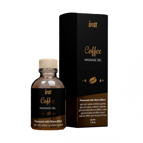 Возбуждающее массажное масло с согревающим эффектом и ароматом кофе Coffee (30мл)