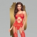 Красный боди-комбинезон Penthouse Hot nightfall SL0